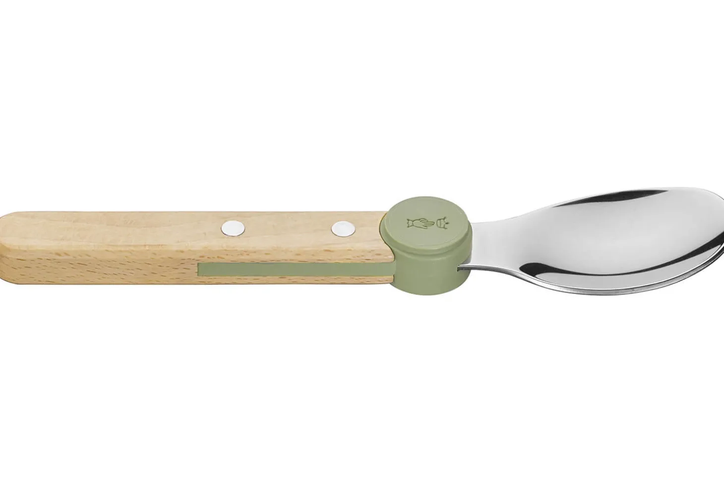 Set de couverts pour enfants Opinel Le Petit Gourmet coloris olive