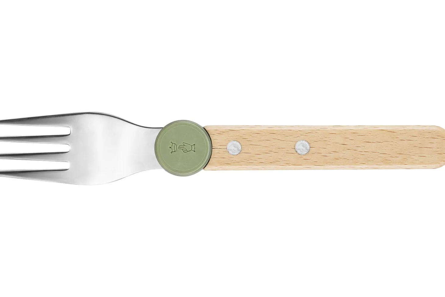 Set de couverts pour enfants Opinel Le Petit Gourmet coloris olive