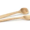 Set de 2 couverts à salade Continenta en bois d'hévéa 31cm