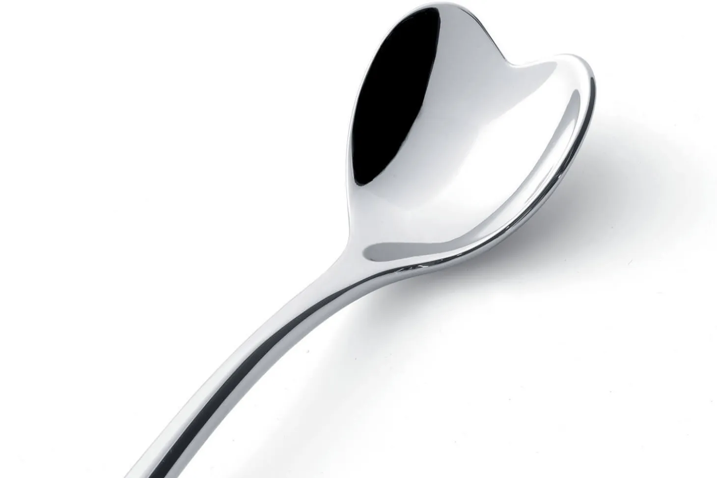 Set de 4 cuillères à café cœur Alessi 10cm acier inox 18/10 design par Miriam Mirri