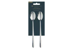Set de 4 cuillères à café MasterClass en acier inox finition polie miroir 19,5cm