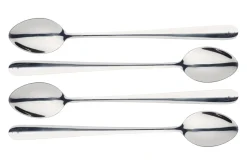 Set de 4 cuillères à café MasterClass en acier inox finition polie miroir 19,5cm