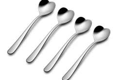 Set de 4 cuillères à thé Alessi Big Love 14,5cm acier inox 18/10 design par Miriam Mirri
