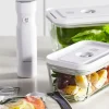 Set de démarrage Zwilling Fresh & Save 7 pièces M/L en verre 1 pompe à vide + 2 boîtes en verre + 4 sacs