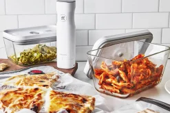 Set de démarrage Zwilling Fresh & Save 7 pièces M/L en verre 1 pompe à vide + 2 boîtes en verre + 4 sacs