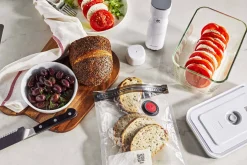 Set de démarrage Zwilling Fresh & Save 7 pièces M/L en verre 1 pompe à vide + 2 boîtes en verre + 4 sacs
