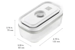 Set de démarrage Zwilling Fresh & Save 7 pièces S/M 1 pompe à vide + 2 boîtes en verre + 4 sacs