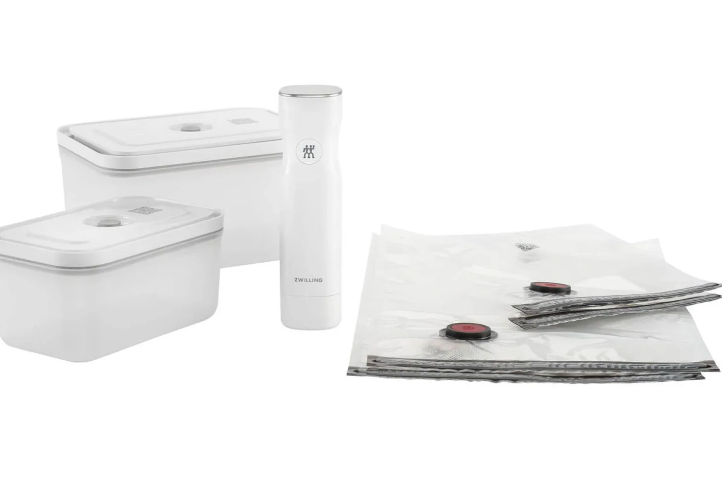 Set de démarrage Zwilling Fresh & Save 7 pièces M/L 1 pompe à vide + 2 boîtes en plastique + 4 sacs
