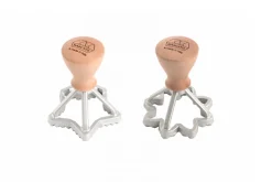 Set de 2 emporte pièces à biscottini Marcato motifs étoiles et fleurs
