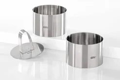 Set de 2 emporte-pièces Gefu Forma acier inox + poussoir