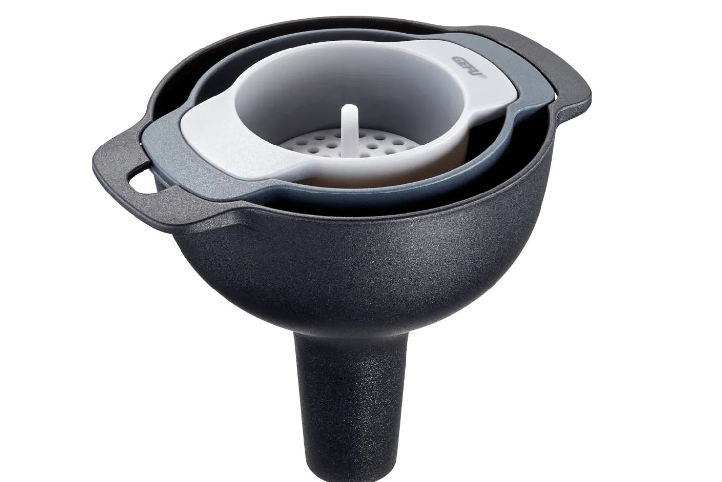 Set de 3 entonnoirs Gefu Tres en polypropylène