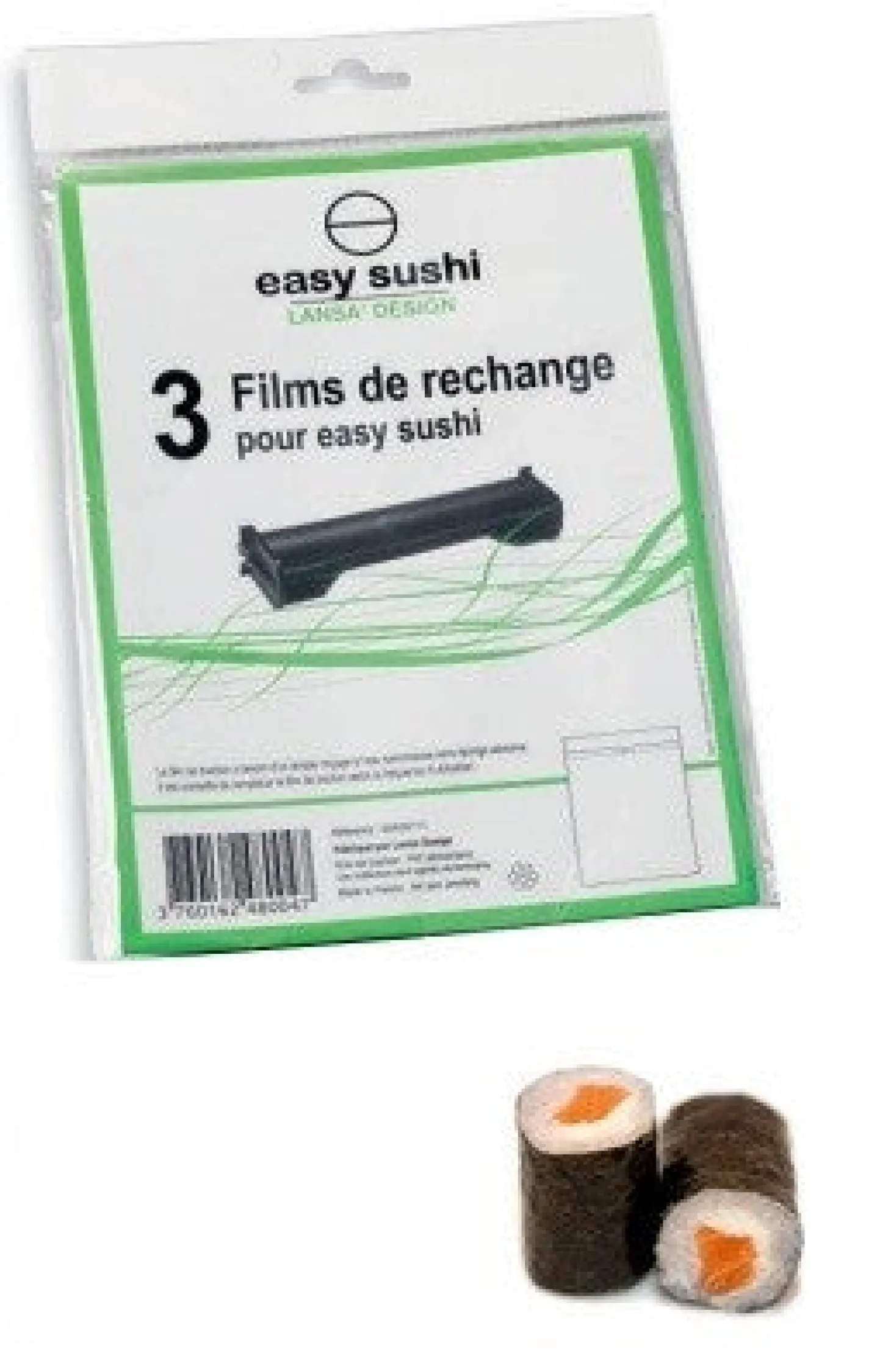 Set de 3 films de traction pour machine à sushis Easy Sushi