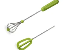 Set de 2 fouets magiques Lékué verts en synthétique et acier inox