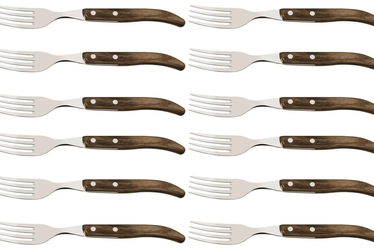 Set de 12 fourchettes à steak Tramontina French 22cm