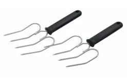 Set de 2 fourchettes à viande et volaille KitchenCraft en acier inoxydable