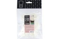 Set de 6 grandes roses blanches Patisdécor en azyme