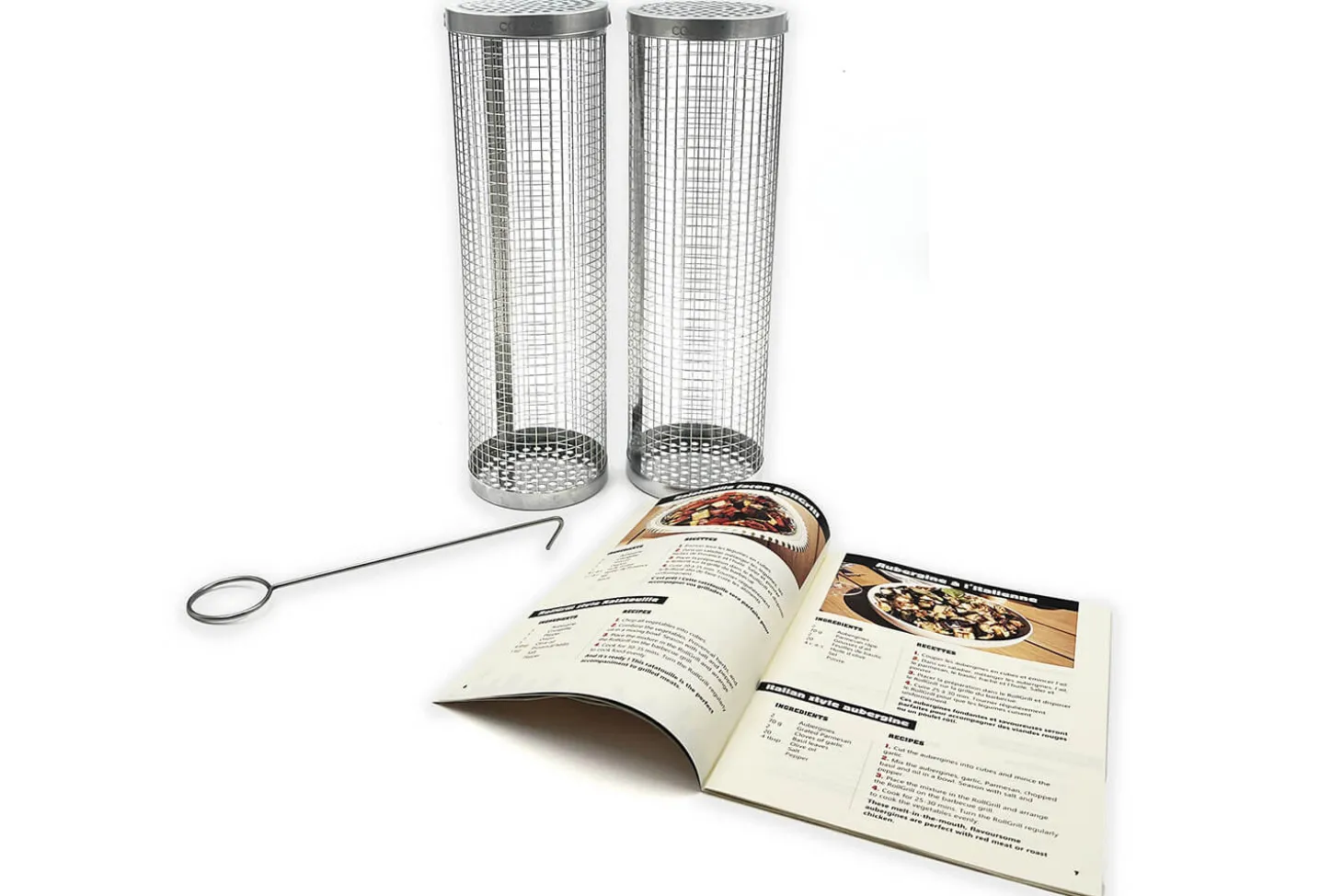 Set de 2 grilles de cuisson Cookut Roll Grill pour barbecue