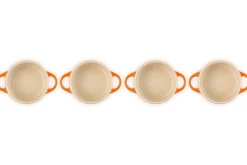 Set de 4 mini cocottes Le Creuset en céramique Volcanique
