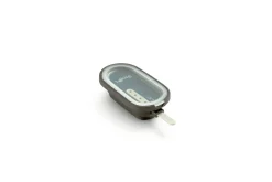 Set de 4 moules à glace Lékué Classic Creamy + pot en silicone noir