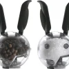 Set de moulins à poivre et à sel magnétiques Chef'n Mini Magnetic en polymère noir
