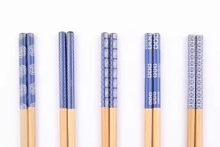 Set de 5 paires de baguettes chinoises en bambou Kutoyama - Modèle 9