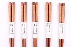 Set de 5 paires de baguettes chinoises Kutoyama en bois 23cm