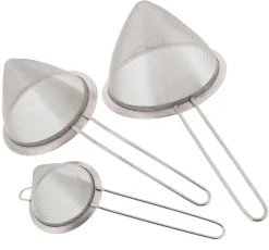 Set de 3 passoires chinois Pradel Excellence acier inox diamètre 8-12-16cm