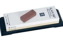Set de 2 pierres à aiguiser japonaises Kasumi Premium 240/1000 et 3000/8000 + 4 accessoires