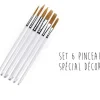 Set de 6 pinceaux pâtissiers spécial décoration