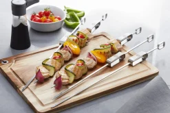 Set de 5 piques à brochettes Gefu en inox 45cm