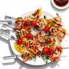Set de 6 piques à brochettes OXO en acier inoxydable réutilisables