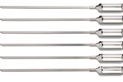 Set de 6 piques à brochettes OXO en acier inoxydable réutilisables
