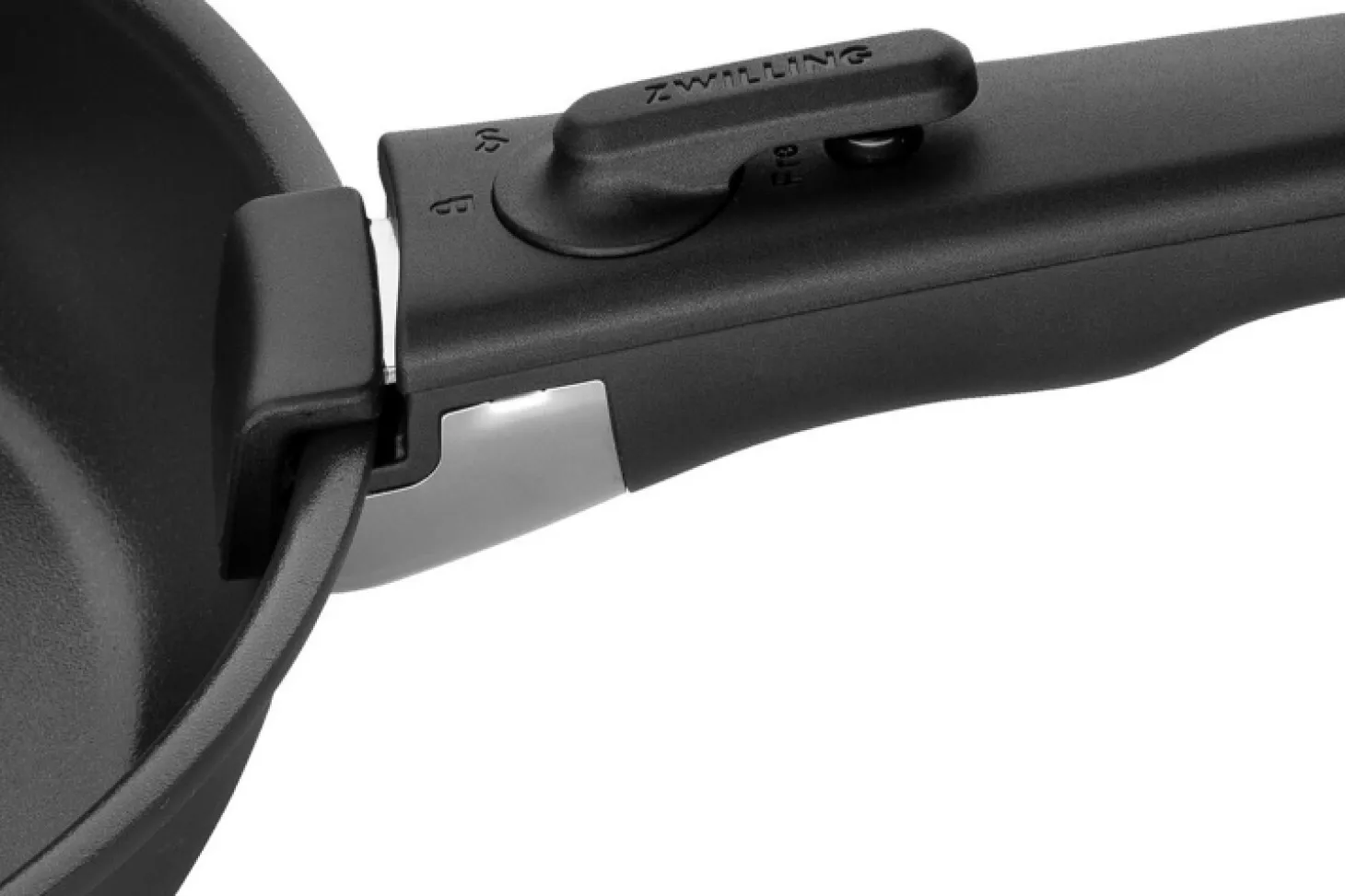 Set de 2 poêles Zwilling Unlock Ceraforme® Titanium en aluminium 24 et 28cm + 1 poignée amovible