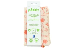 Set de 3 sacs à vrac Pebbly en coton biologique - 20x25cm