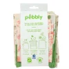 Set de 3 sacs zéro déchet Pebbly en coton biologique pour légumes, pain, vrac