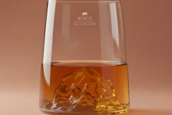 Set de 4 shooters Alaskan Maker Topographic en verre cristallin Swiss Edition