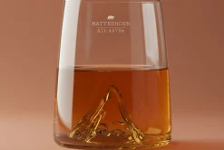 Set de 4 shooters Alaskan Maker Topographic en verre cristallin Swiss Edition