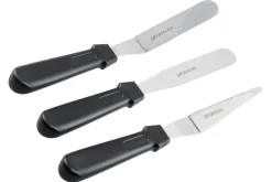 Set de 3 spatules KitchenCraft en acier inoxydable