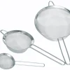 Set de 3 tamis ronds KitchenCraft à mailles fines en acier inoxydable