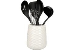 Set de 5 ustensiles de cuisine Kitchen Aid avec support céramique