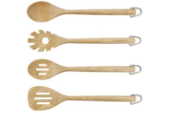 Set de 4 ustensiles de cuisine Kitchen Aid en bois de bouleau