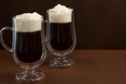 Set de 2 verres à café irlandais La Cafetière en verre borosilicate double paroi 275ml