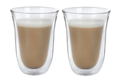 Set de 2 verres à latte La Cafetière Jack en verre borosilicate double paroi 270ml