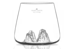 Set de 2 verres à spiritueux Alaskan Maker Topographic Grand Canyon & Matterhorn en verre cristallin