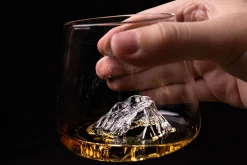 Set de 2 verres à spiritueux Alaskan Maker Topographic Zugspitze & Watzmann en verre cristallin