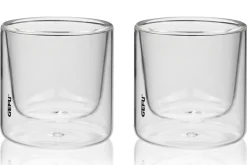 Set de 2 verres thermostatiques Gefu Mira faits main 80ml