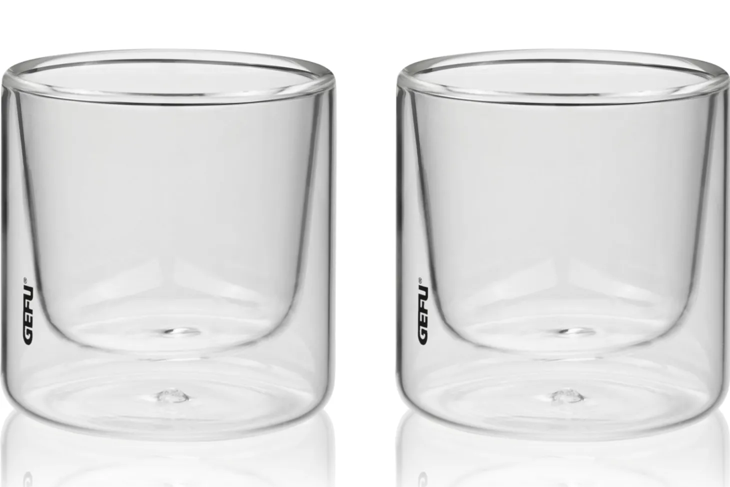 Set de 2 verres thermostatiques Gefu Mira faits main 80ml