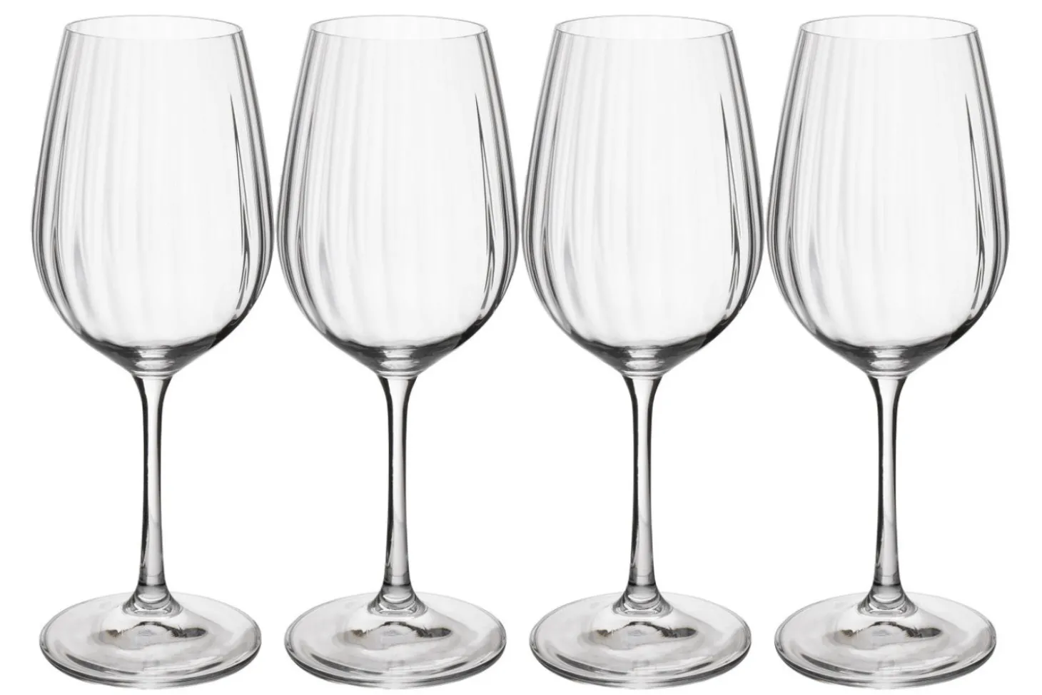 Set de 4 verres à vin blanc Mikasa Treviso en cristal 350ml