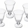 Set de 4 verres à vin en cristal Mikasa Salerno à pied court 260ml