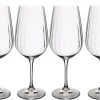 Set de 4 verres à vin rouge Mikasa Treviso en cristal 600ml